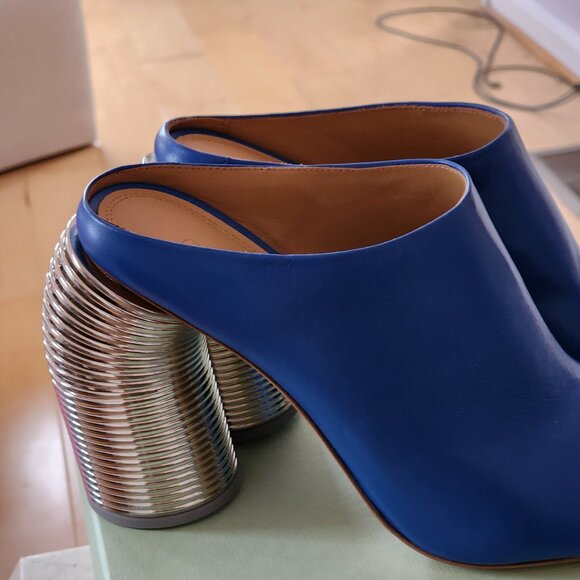 Off-White Spring Mule Sandals Sz 40 - Picture 6 of 8